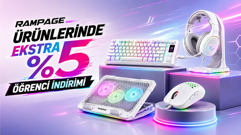 Rampage Ürünlerinde Ekstra %5 Öğrenci İndirimi - Rampage öğrenci indirimi kampanya görseli