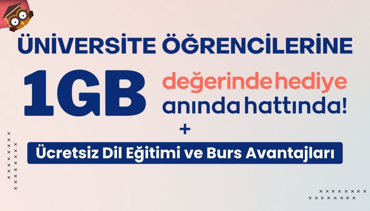 Öğrencilere 1 GB Değerinde Hediye, Ücretsiz Dil Eğitimi ve Burs Avantajları! - Bi'öğrenci öğrenci indirimi kampanya görseli