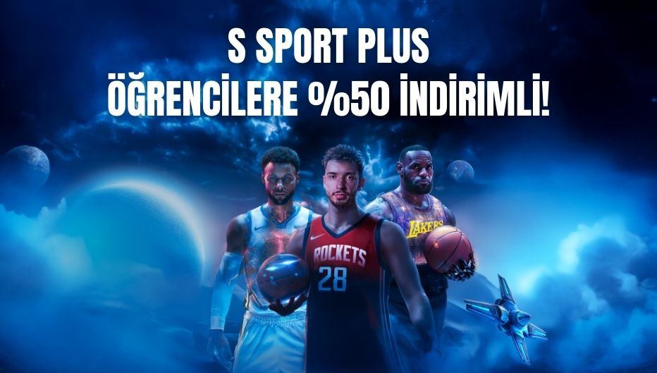 Öğrencilere Özel Yıllık S Sport Plus Üyeliği %50 İndirimli! - S Sport Plus öğrenci indirimi kampanya görseli